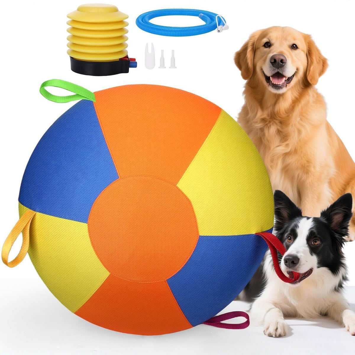 Inflatable Dog Herding Ball - Durable Outdoor Push & Chase Toy