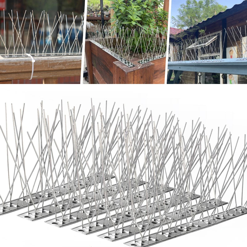 Stainless Steel Outdoor Bird Repellent Spikes