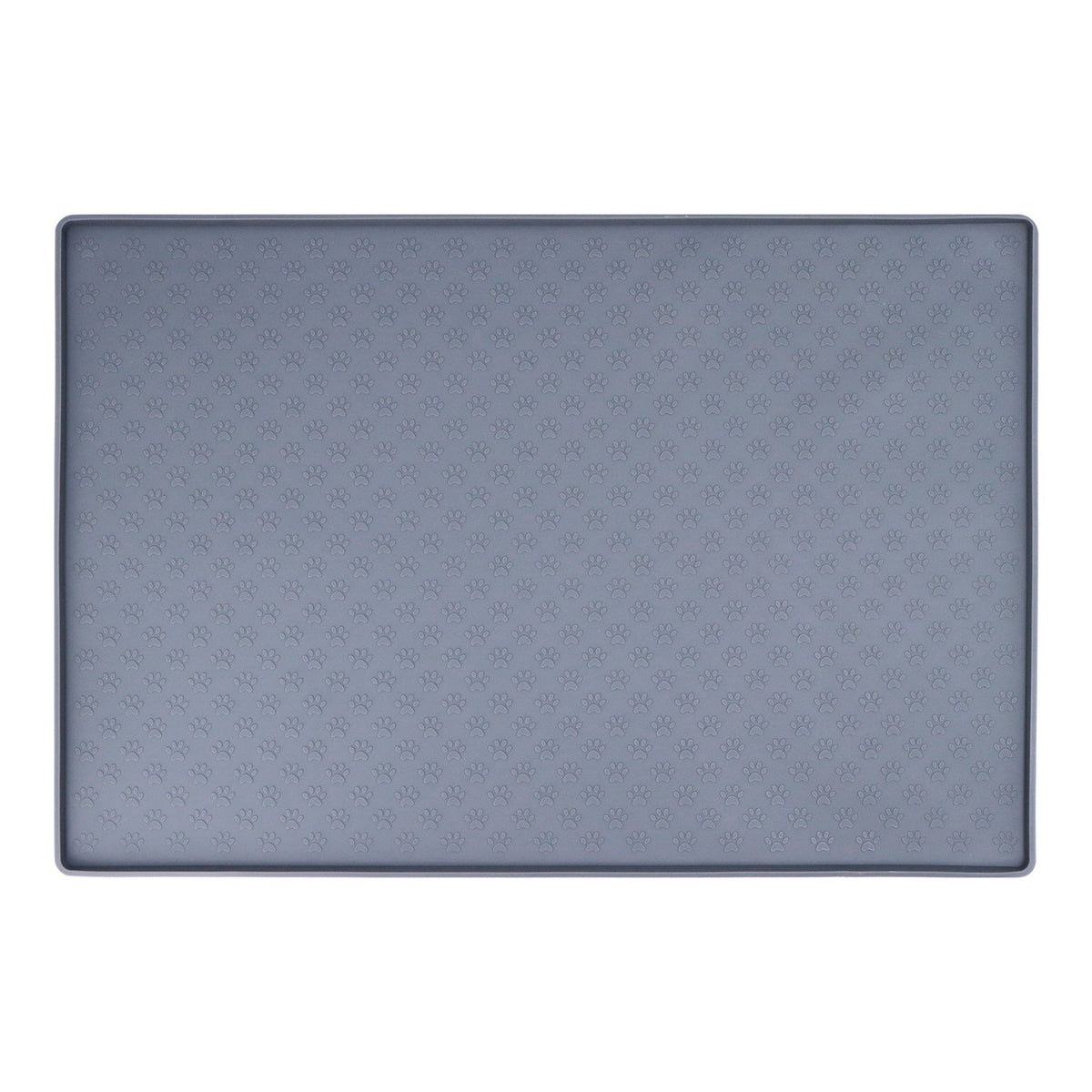 Non-Slip Dog Feeder Mat with Raised Edges - 15.5 x 23.5 In