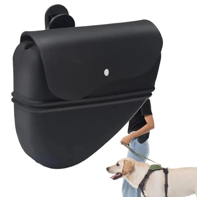 Silicone Dog Treat Training Pouch with Belt Clip