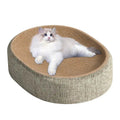 Oval Sisal 2-in-1 Cat Scratcher Bed