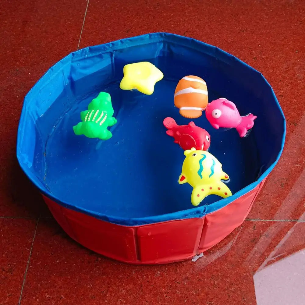 Foldable Dog Pool - Portable Pet Bathing and Play Pool