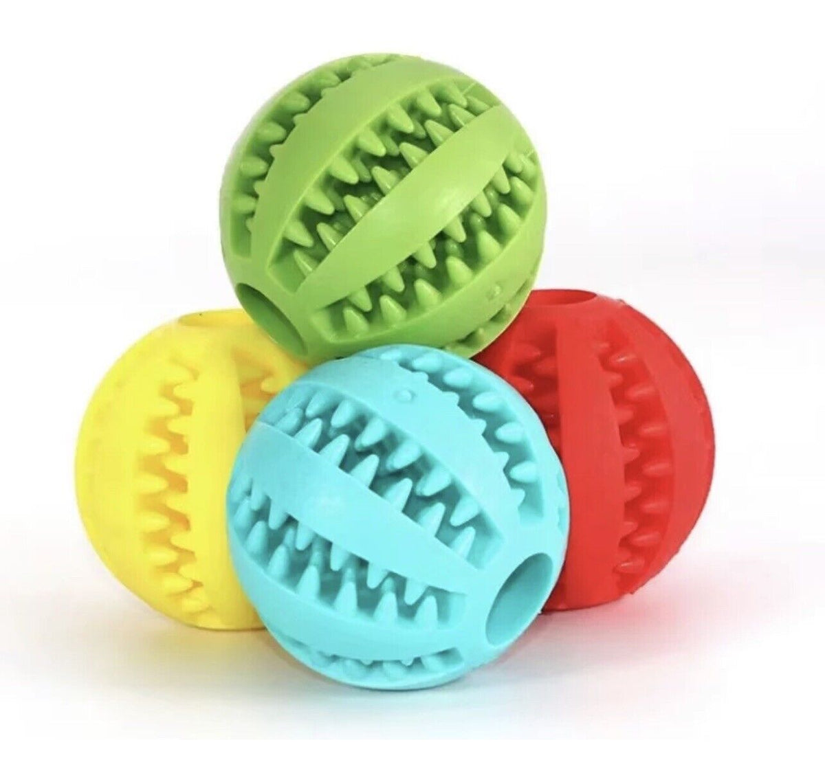 Interactive Rubber Treat Dispensing Ball