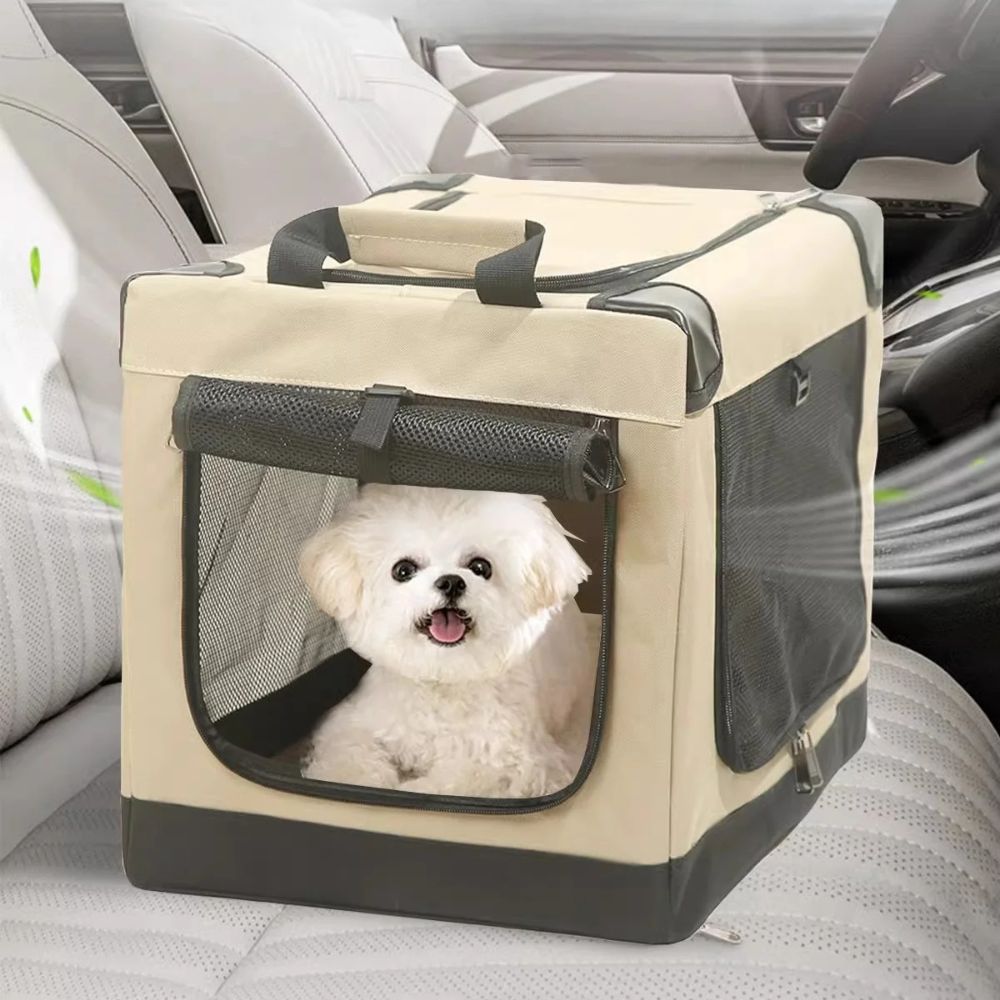 Portable Folding Crate for Small and Medium Dogs