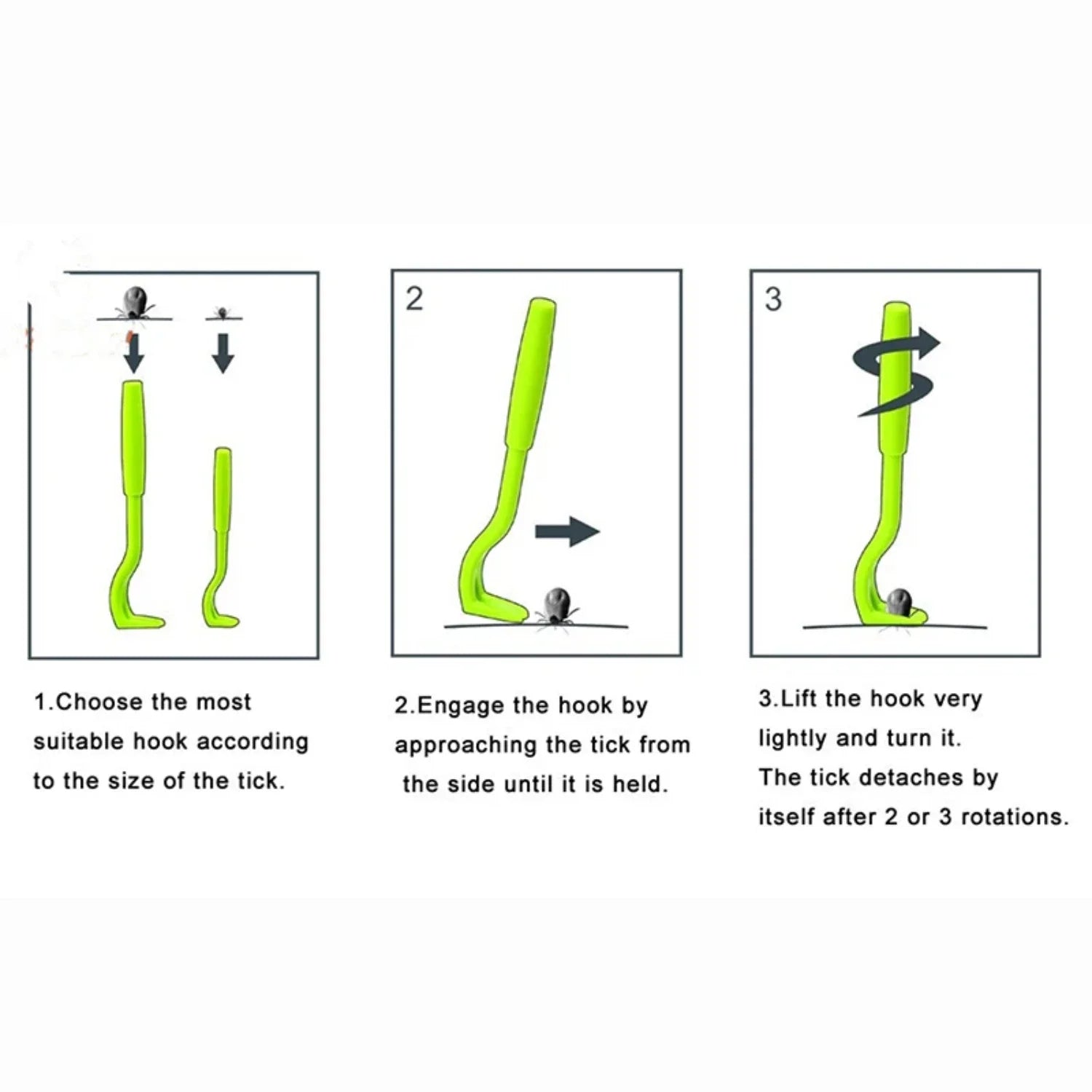 Tick Removal Tool Set for Dogs, Pets, and Humans