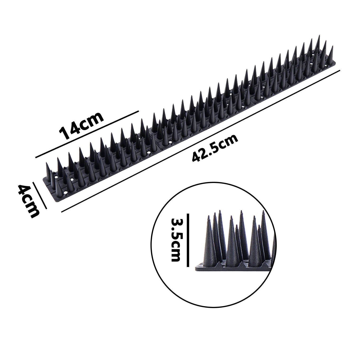 Plastic and Stainless Steel Bird Deterrent Control Spikes