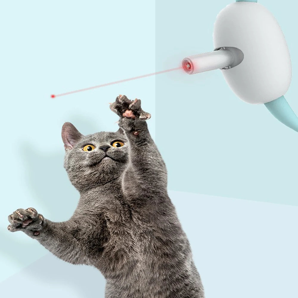 Interactive Laser Cat Collar with USB Rechargeable Battery