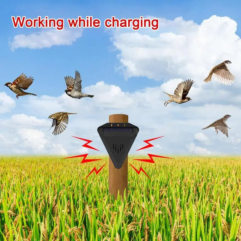 Solar Powered Outdoor Bird Repeller