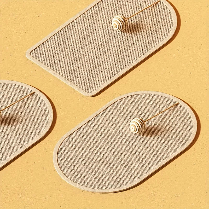 Sisal 3-in-1 Wall Mounted Cat Scratch Pad