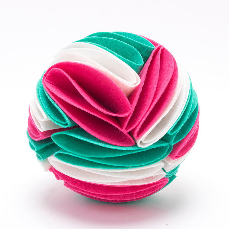Collapsible IQ Boosting Snuffle Ball for Dogs &amp; Cats