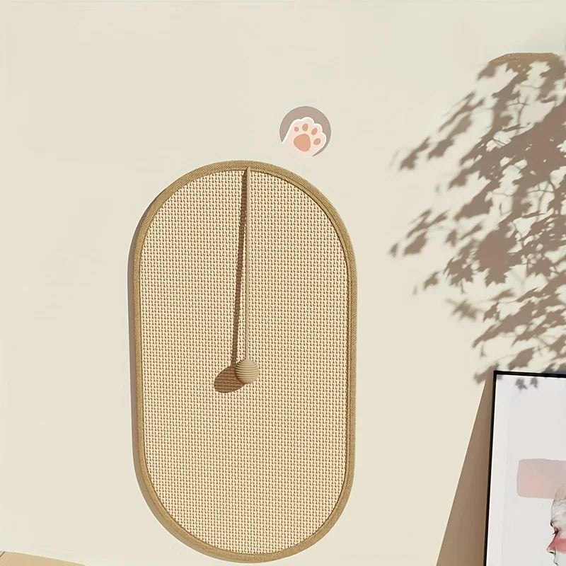 Sisal 3-in-1 Wall Mounted Cat Scratch Pad