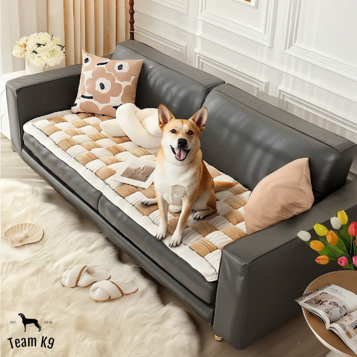 Orthopedic Furniture Protector and Cushioned Dog Bed Couch Cover