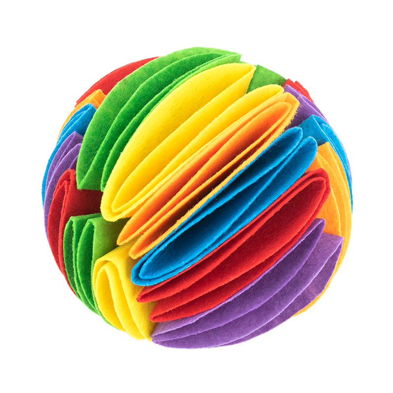 Collapsible IQ Boosting Snuffle Ball for Dogs &amp; Cats