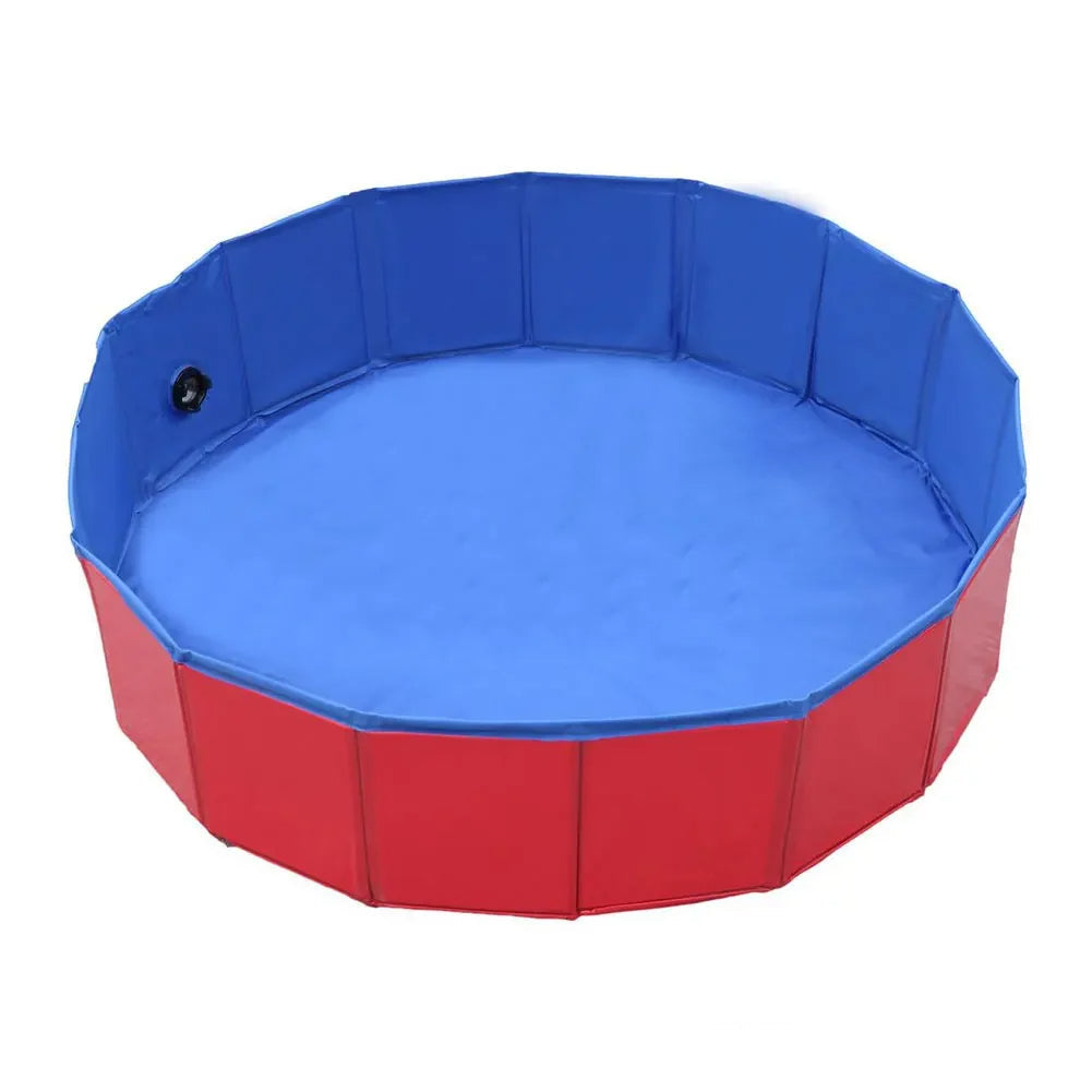 Foldable Dog Pool - Portable Pet Bathing and Play Pool