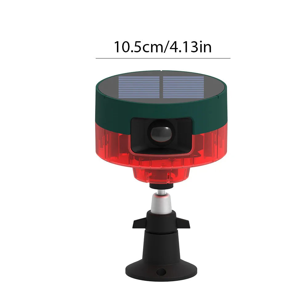 Solar Bird Repeller with Motion-Activated Flashing Light