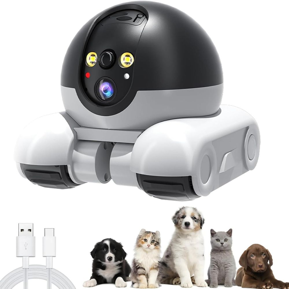 Indoor Pet Monitoring Camera for Dogs and Cats