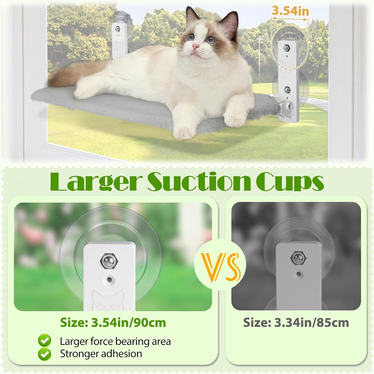 Suction Cup Cat Window Hammock Perch