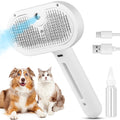 Misting Steam Grooming Brush for Cats and Dogs