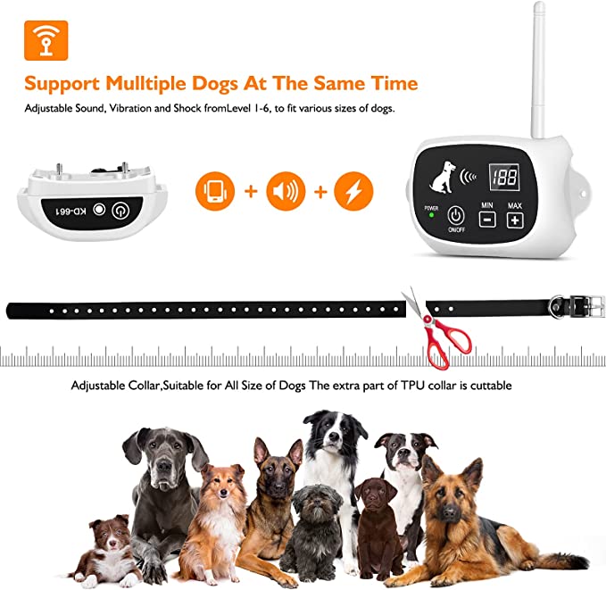 Wireless Dog Fence System with Training Collar
