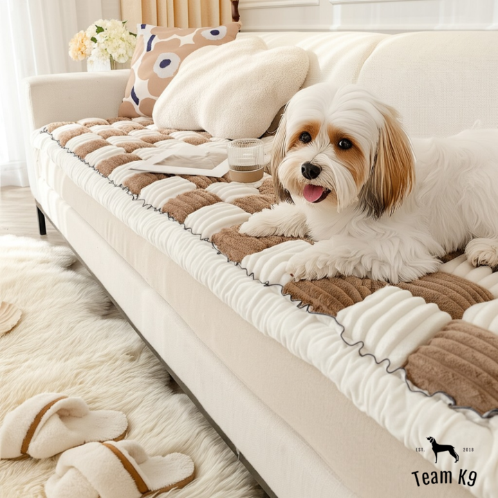 Orthopedic Furniture Protector and Cushioned Dog Bed Couch Cover