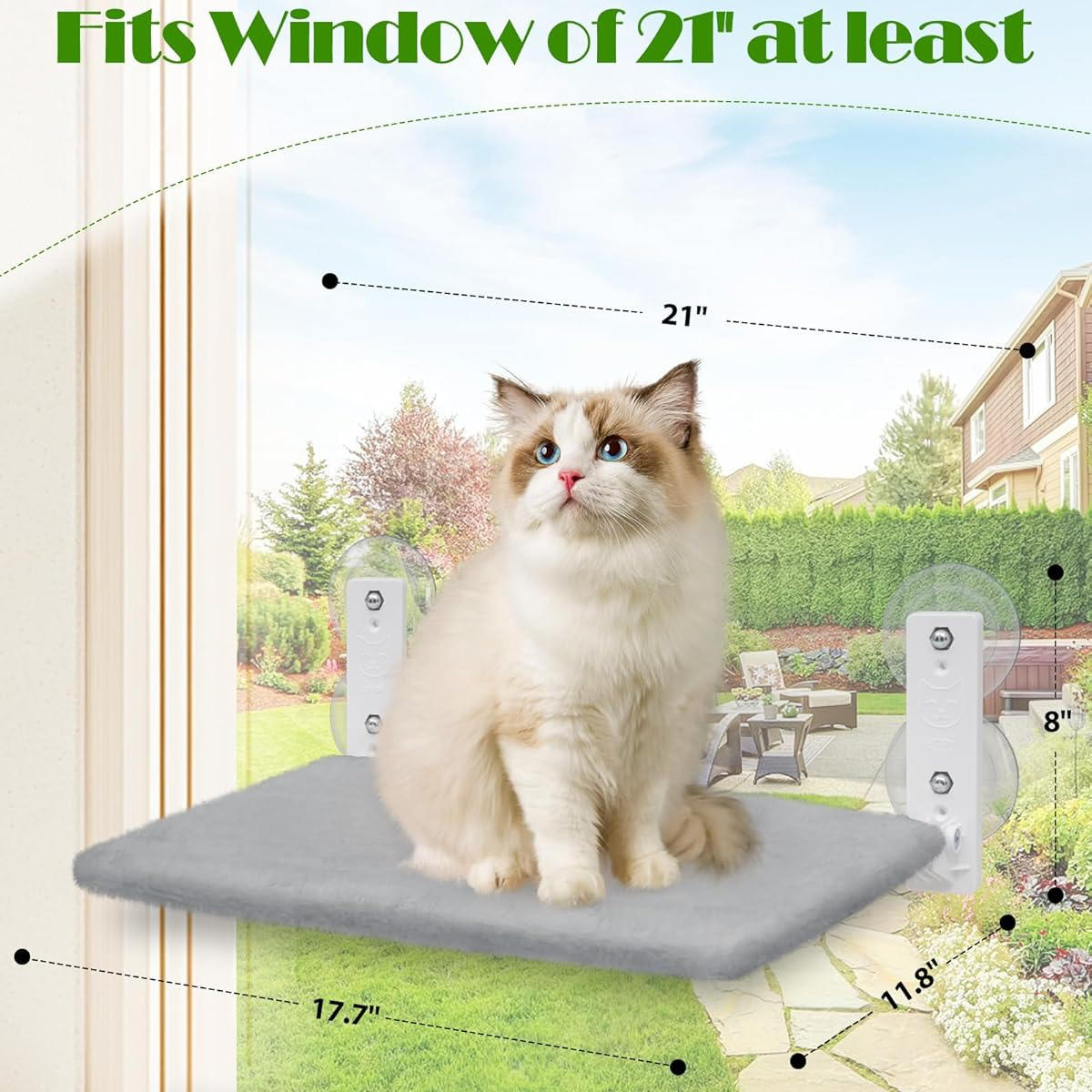 Suction Cup Cat Window Hammock Perch