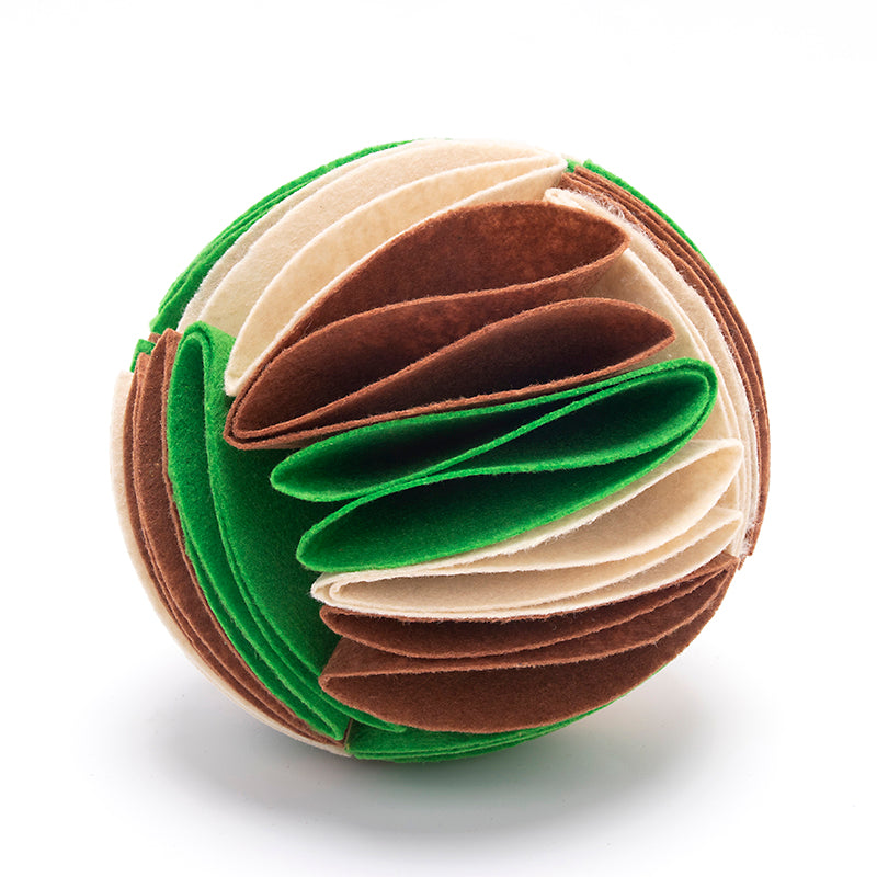 Collapsible IQ Boosting Snuffle Ball for Dogs &amp; Cats