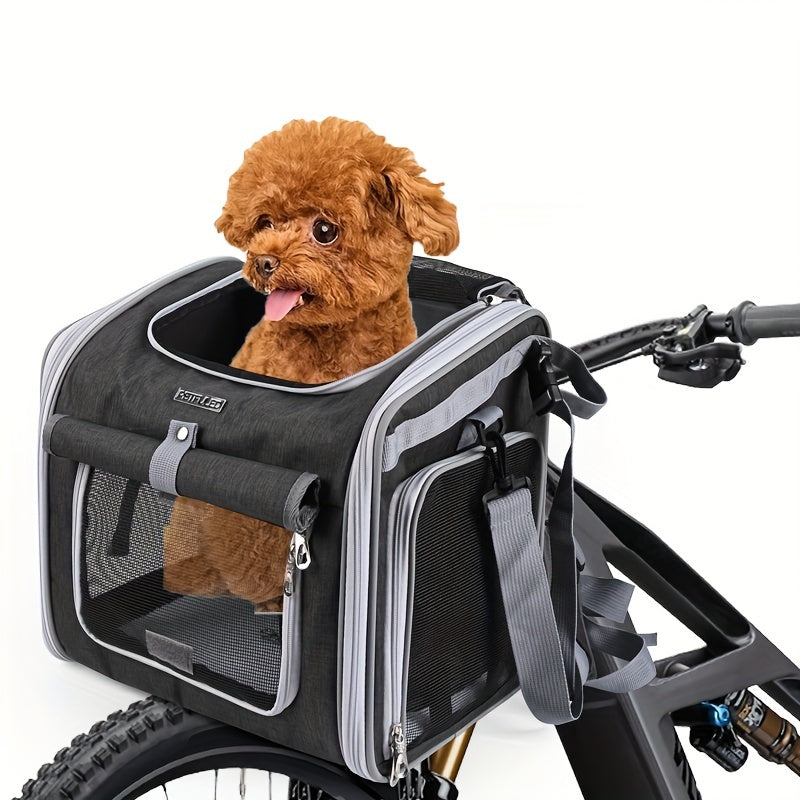 Expandable Bike Basket for Small Pets