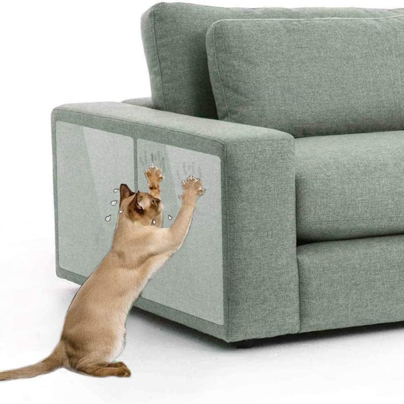 Clear Adhesive Furniture Scratch Guard for Cats