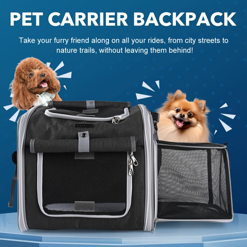 Expandable Bike Basket for Small Pets