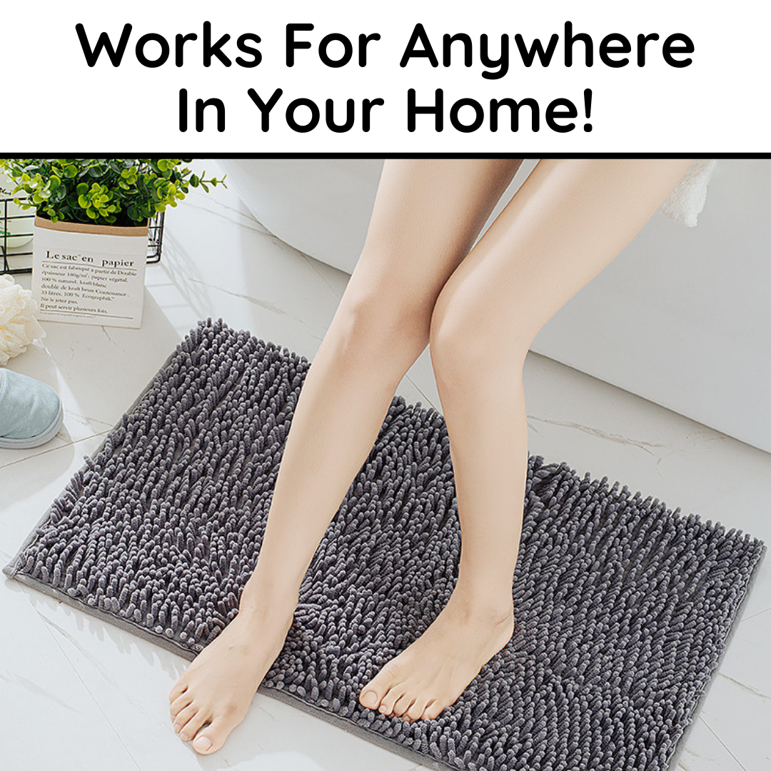 Quick-Dry Paw Cleaning Floor Mat - Superabsorbent Microfiber