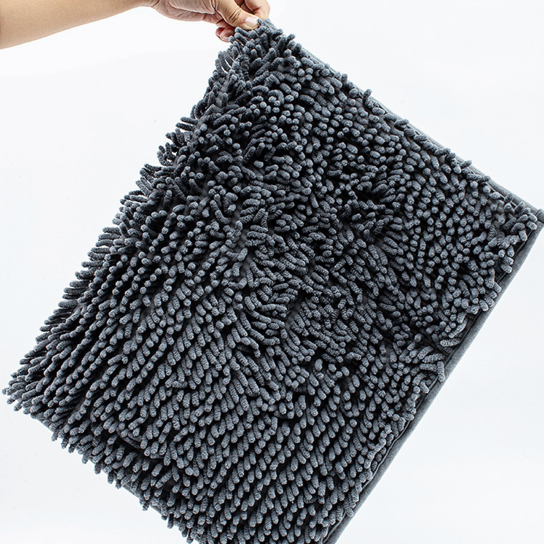 Quick-Dry Paw Cleaning Floor Mat - Superabsorbent Microfiber