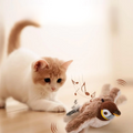 Fluttering Bird Cat Toy - Motion Activated Interactive Toy