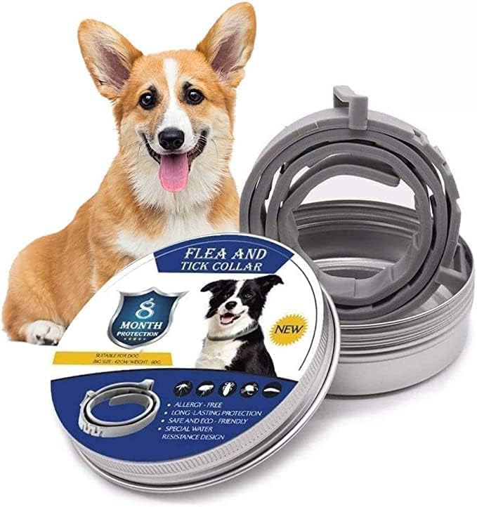Adjustable Tick and Flea Protection Collar for Dogs and Cats