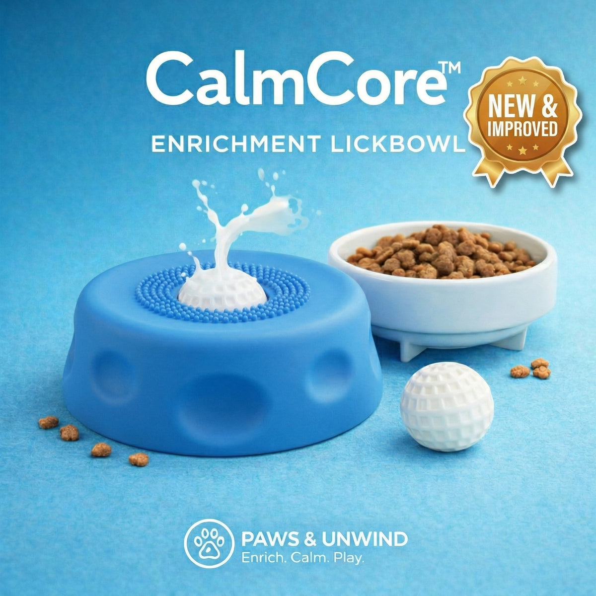 Daily Calm Ritual Kit - Dog Enrichment Lick Bowl Bundle