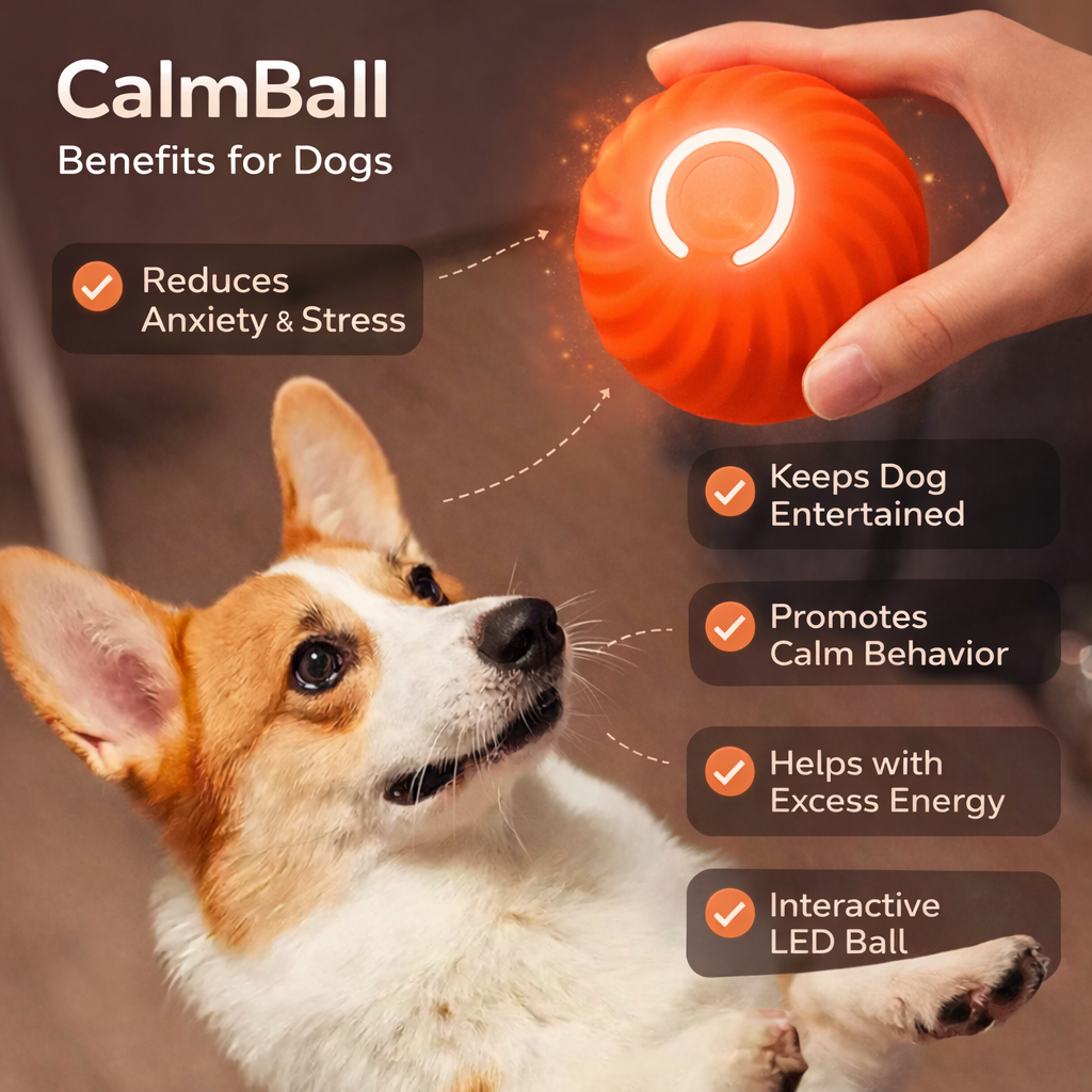 Calming Enrichment Ball - Mental Stimulation Toy for Dogs