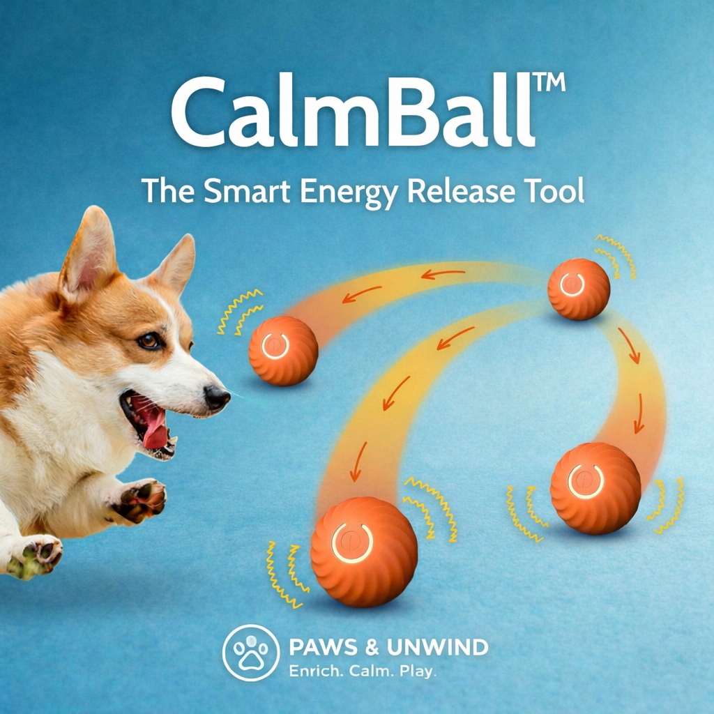 Calming Enrichment Ball - Mental Stimulation Toy for Dogs