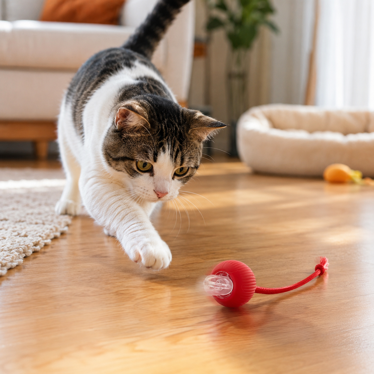 Automatic Rolling Interactive Cat Ball Toy