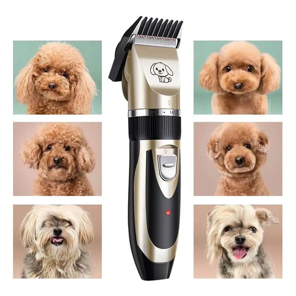 Silent Fur Trimmer Grooming Set for Dogs