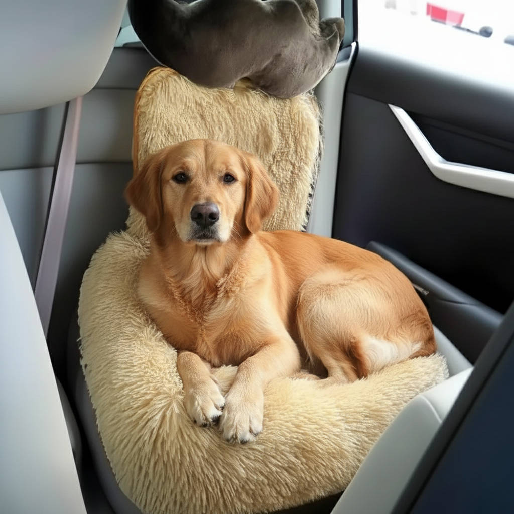 Protective Waterproof Dog Car Seat Bed