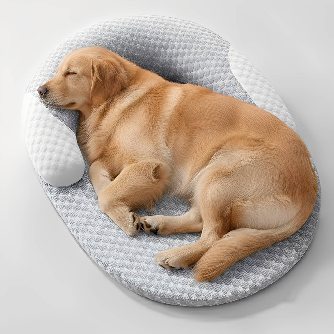 Orthopedic Cooling Dog Bed with Breathable Fiber