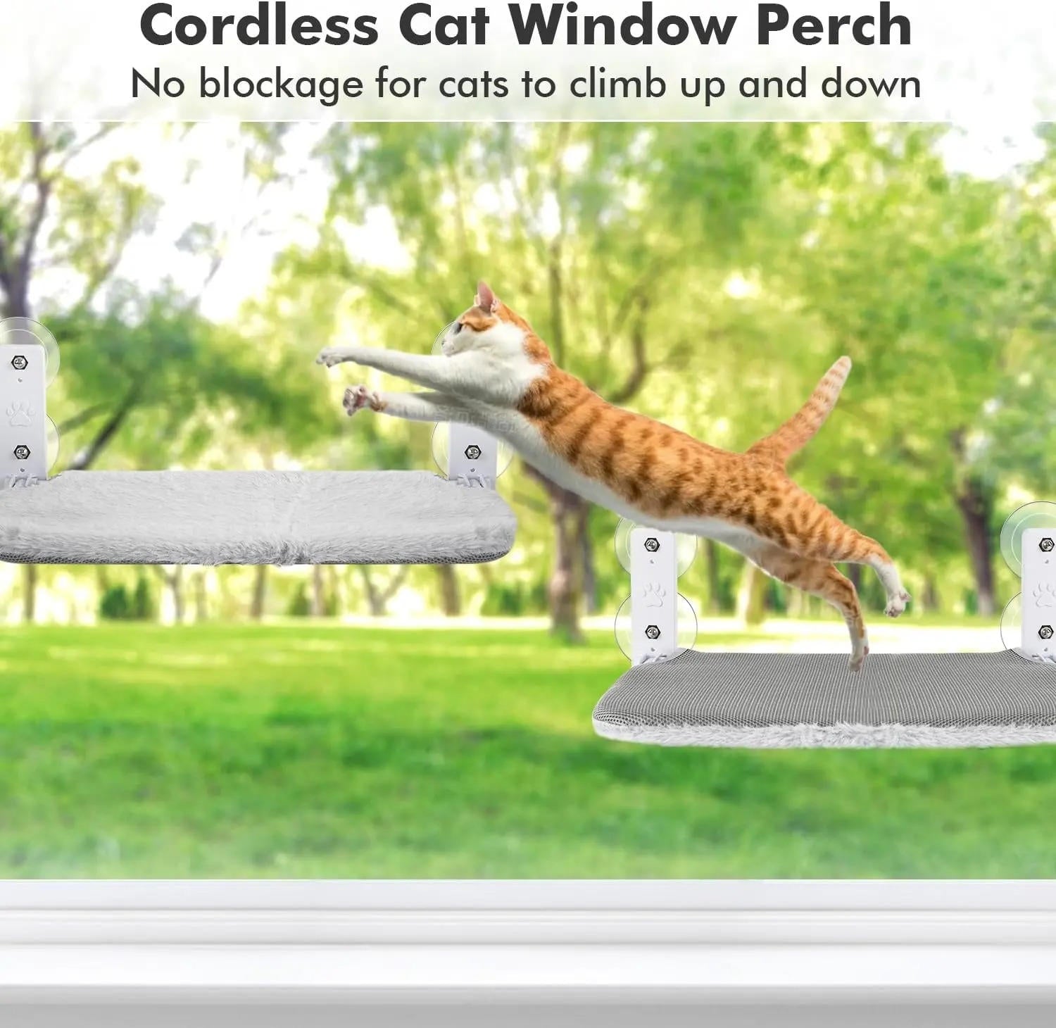 Suction Cup Cat Window Hammock Perch
