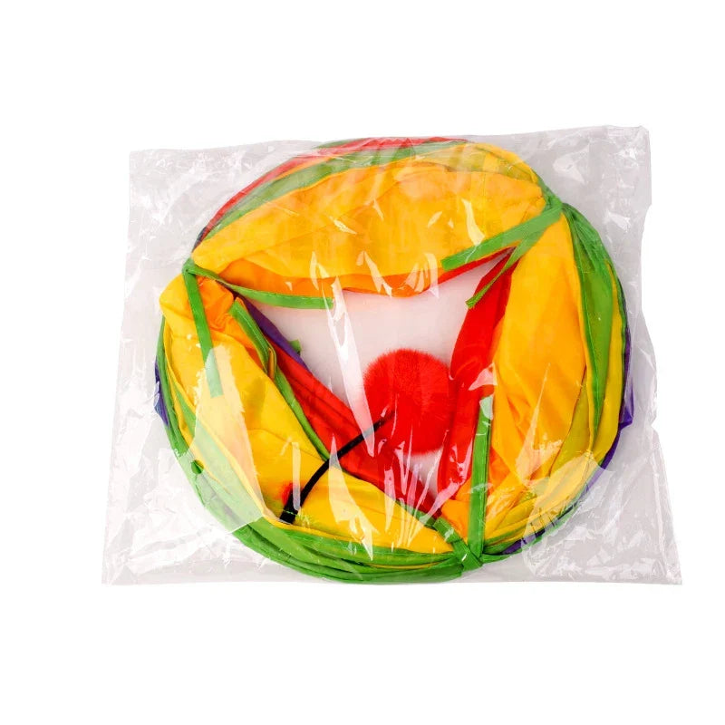 Collapsible Cat Tunnel Toy for Indoor &amp; Outdoor Play