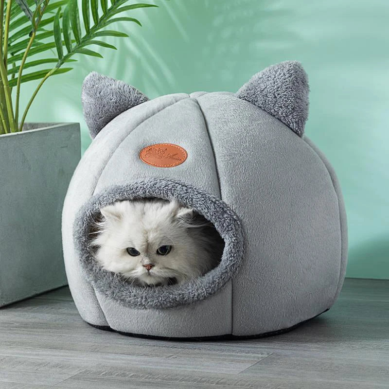 Deep Sleep Cat Cave Bed - Cozy Indoor Nest for Cats