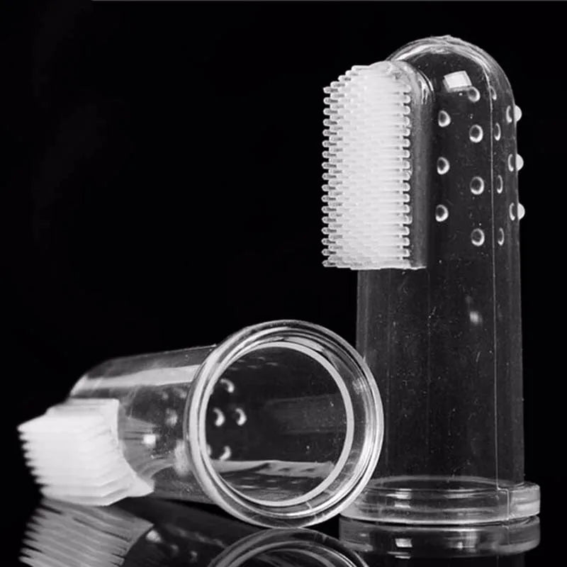Soft Silicone Finger Toothbrush for Dogs - 5 Pack