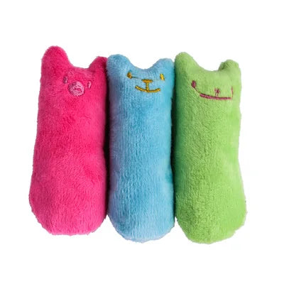 Catnip Plush Chew Toys for Cats - Teeth Grinding Set
