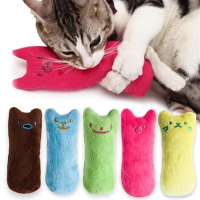 Catnip Plush Chew Toys for Cats - Teeth Grinding Set