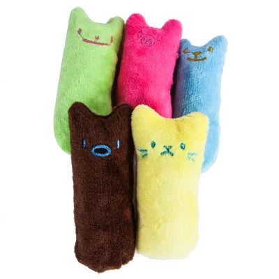 Catnip Plush Chew Toys for Cats - Teeth Grinding Set