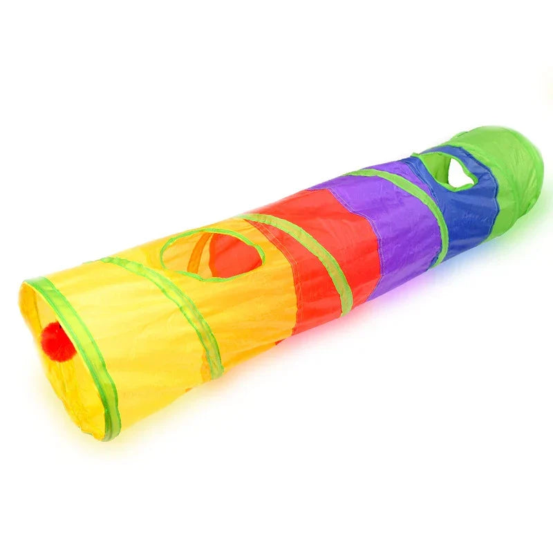 Collapsible Cat Tunnel Toy for Indoor &amp; Outdoor Play
