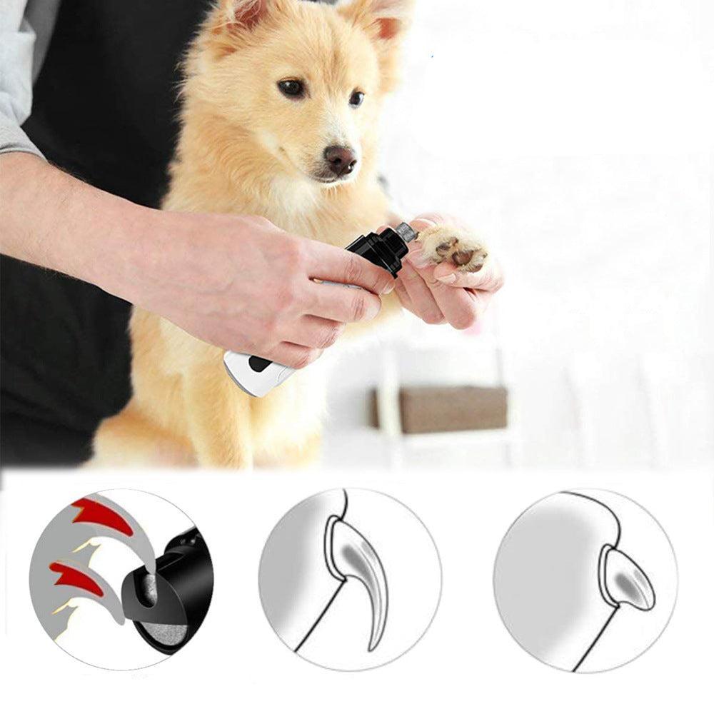 Electric Pet Nail Trimmer - Cordless Grinder for Dogs and Cats