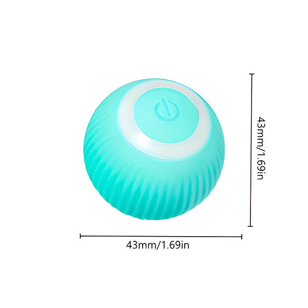 Interactive Self-Rolling Pet Ball for Dogs and Cats